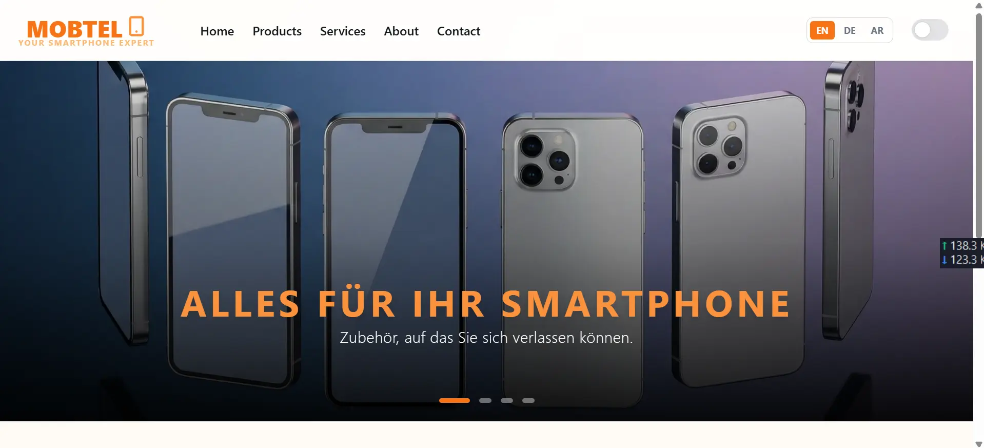 Mobtel desktop screenshot